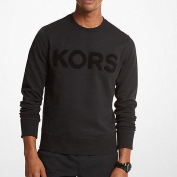 Michael Kors KORS Stretch Knit Sweatshirt Med Unisex Excellent Condition - Picture 7 of 7